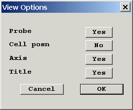 View Options Dialog