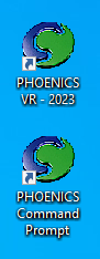 PHOENICS program icons