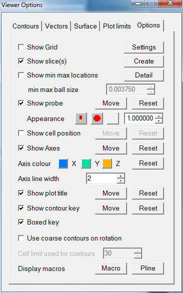 Image:
    Viewer Options 'Options' Page