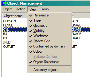 Image:Object
Management View Menu
