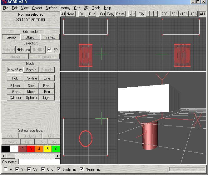 circle to cube transition - basic