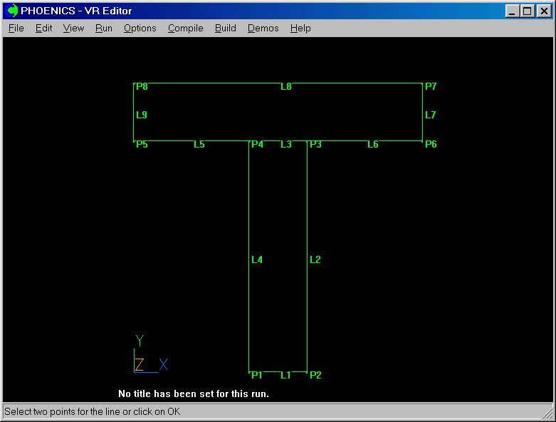 The required points and lines